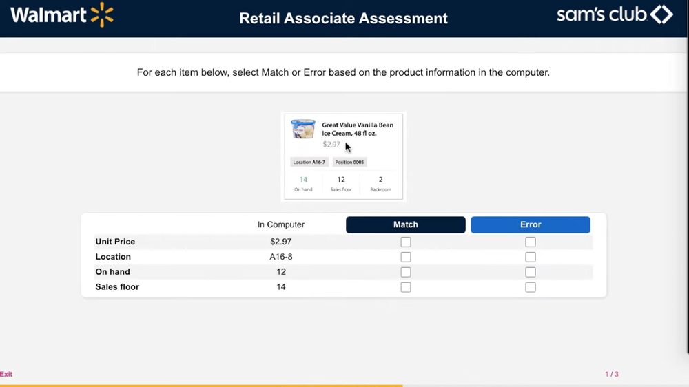 check walmart application status