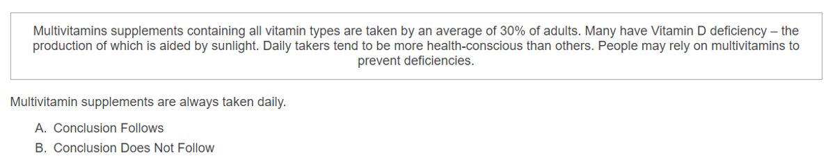 critical thinking exam