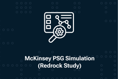McKinsey PSG Simulation - Redrock Study