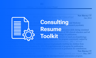Consulting Resume Toolkit