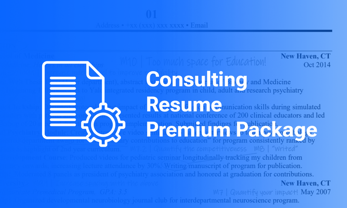 Thumbnail of Consulting Resume Premium Package
