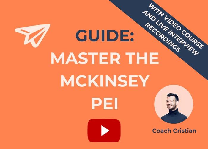 Thumbnail of Mastering the McKinsey PEI by Coach Cristian Leata
