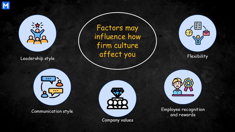 Five factors may influence how firm culture affects you
