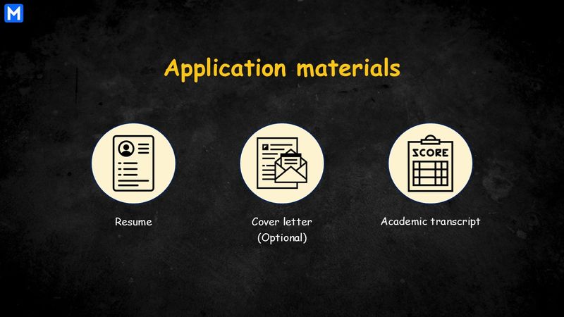 Image displaying the three application materials