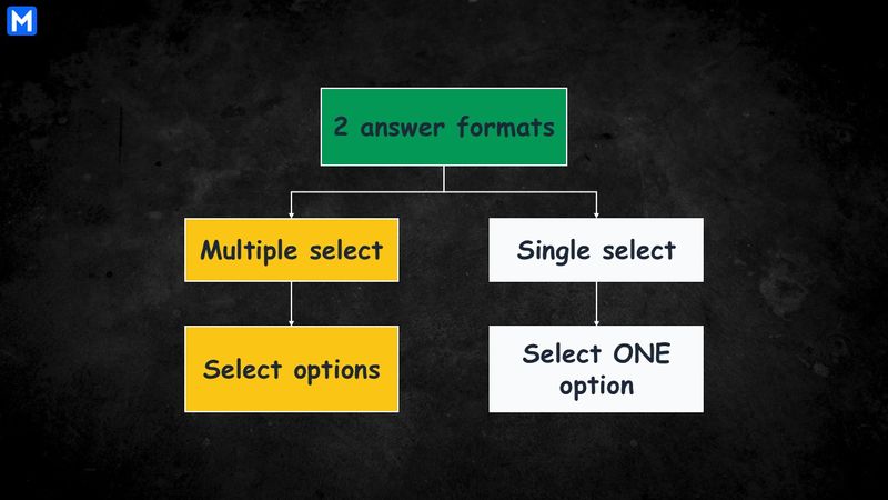 2 answer formats of critical-thinking questions