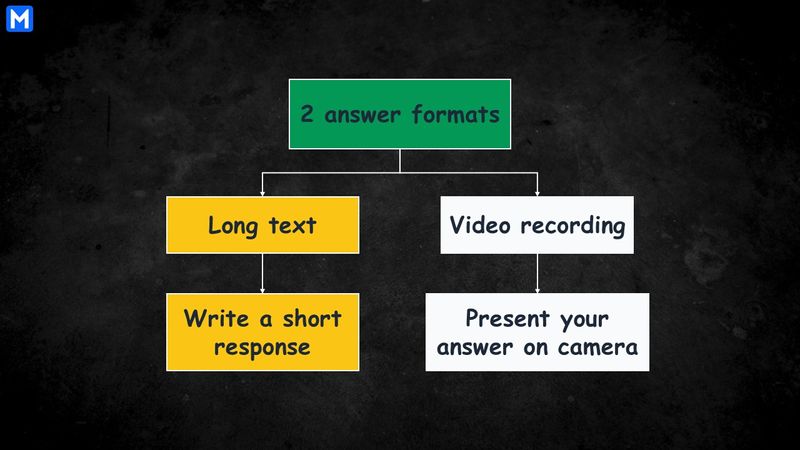 2 answer formats of summary questions